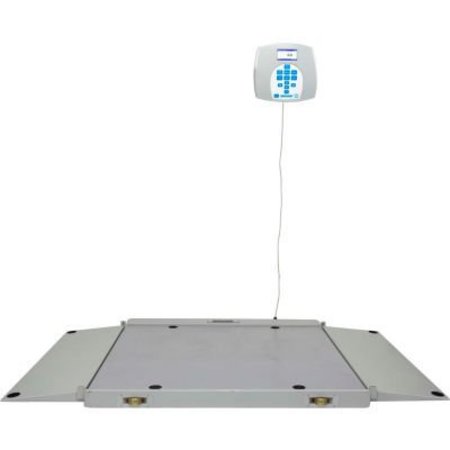 PELSTAR/HEALTH O METER Health O Meter 2700KL Digital Wheelchair Dual Ramp Scale 1000 x 0.2lb XL Platform, Remote Display 2700KL